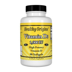 Healthy Origins Vitamin D3 1000 IU 90 softgels