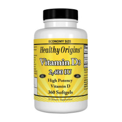 Healthy Origins Vitamin D3 2400 IU 360 softgels