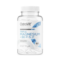 OstroVit Triple Magnesium+B6 P-5-P 90 caps