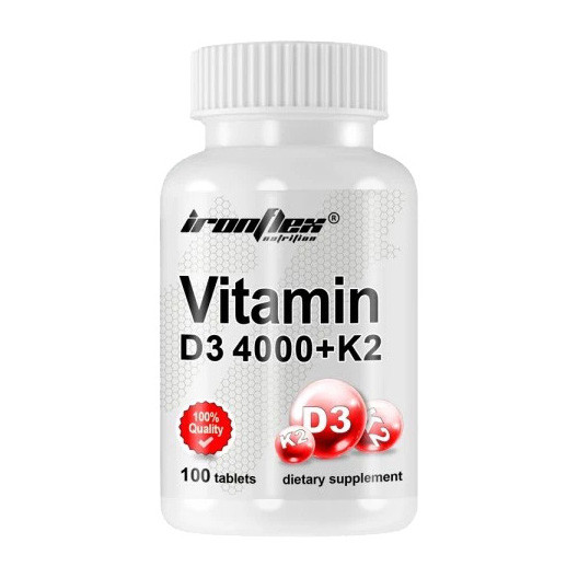 IronFlex Vitamin D3 4000+K2 100 tab