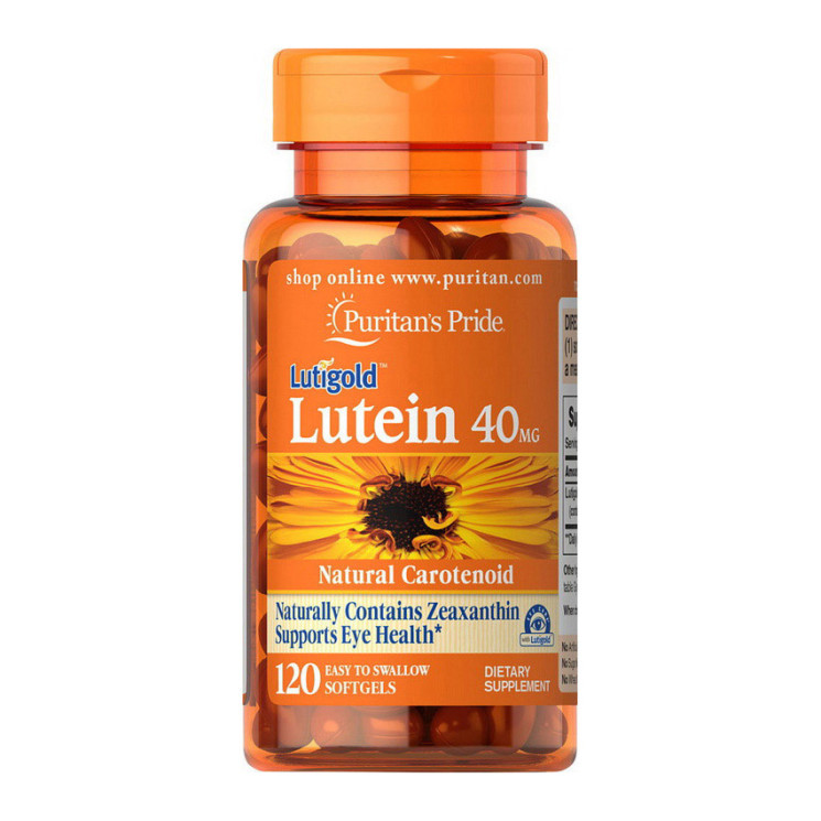 Puritan's Pride Lutein 40mg contains Zeaxanthin