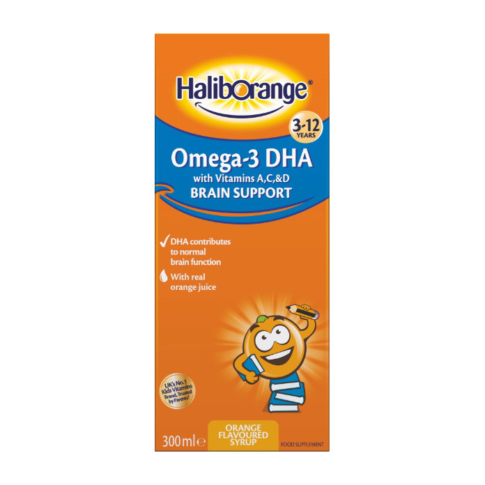 Haliborange Omega-3 DHA + Vits A, C&D Brain Support 300ml