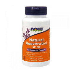 Natural Resveratrol 50mg 60 veg caps