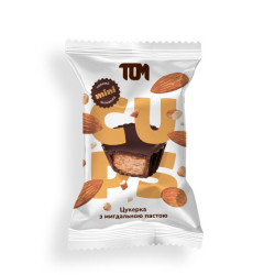 TOM Конфеты с миндальной пастой в черном шоколаде