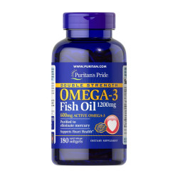 Puritan's Pride Omega-3 Fish Oil 1200mg double strength