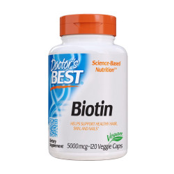 Biotin 5,000 mcg 120 veg caps