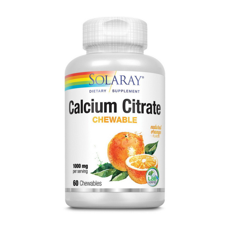 Solaray Calcium Citrate chewable 60 chewable