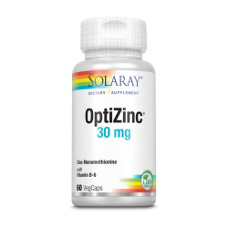 Solaray OptiZinc 30mg 60 veg caps