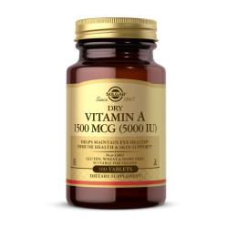 Solgar Dry Vitamin A 1500 mcg (5000 IU)