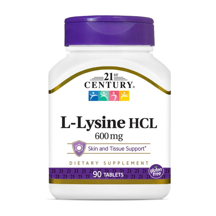 21st Century L-Lysine HCL 600mg 90 tab