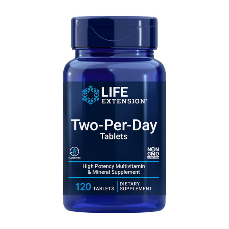Life Extension Two-Per-Day Tablets 120 tab