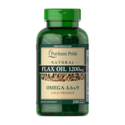 Flax Oil 1200mg Omega 3-6-9 200 softgels