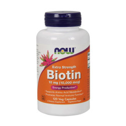 NOW Biotin 10,000 mcg extra strength