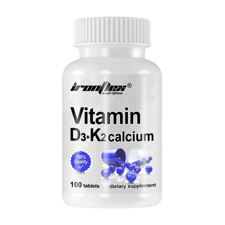 IronFlex Vitamin D3+K2 calcium