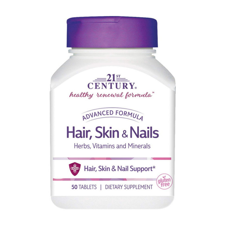 21st Century Hair, Skin & Nails 50 tabs