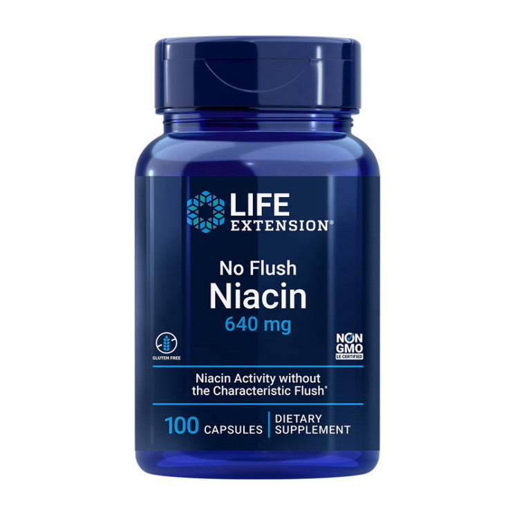 Life Extension No-Flush Niacin 640 mg