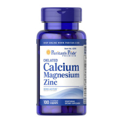 Puritan's Pride Chelated Calcium Magnesium Zinc
