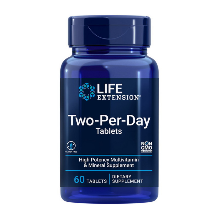 Life Extension Two-Per-Day Tablets 60 tab