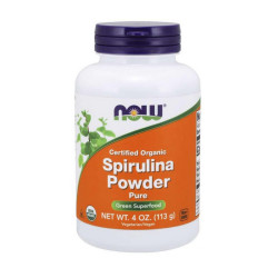 NOW Spirulina Powder certified organic 113g