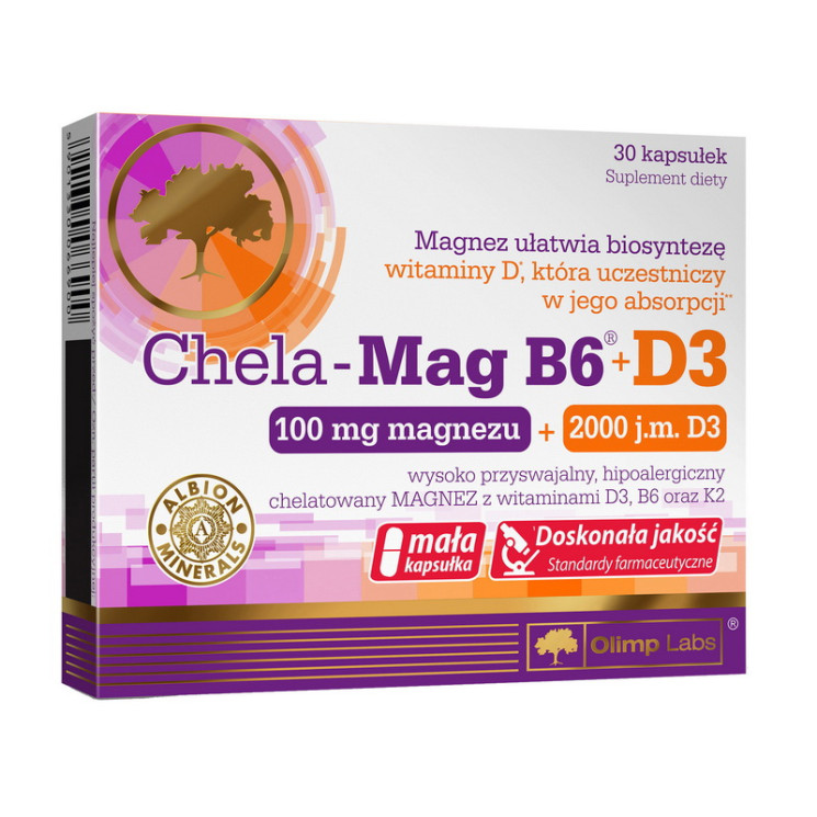 OLIMP Chela-Mag B6 + D3 30 caps