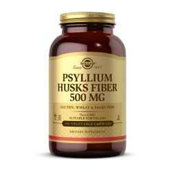 Psyllium Husk Fiber 500mg 200 veg caps