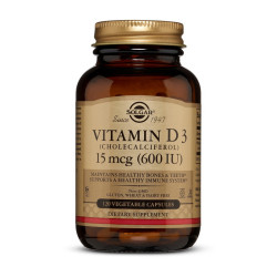 Solgar Vitamin D3 15mcg (600 IU) 120 veg caps
