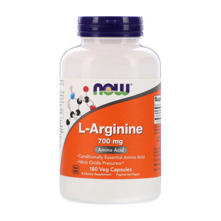 NOW L-Arginine 700mg 180 veg caps
