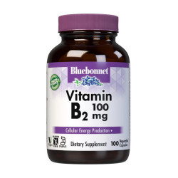 Bluebonnet Nutrition Vitamin B2 100mg