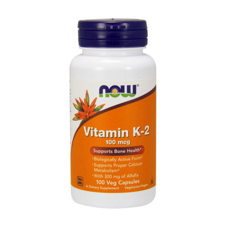 NOW Vitamin K-2 100mcg