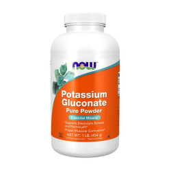 NOW Potassium Gluconate Pure Powder 454g