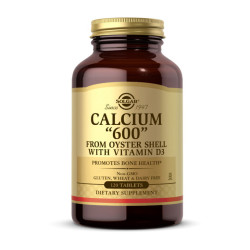 Solgar Calcium "600" from oyster shell with vit D3