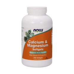 NOW Calcium & Magnesium with vit. D and Zinc