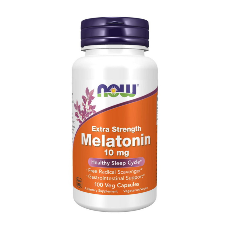 NOW Melatonin 10mg extra strength