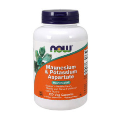 NOW Magnesium & Potassium Aspartate