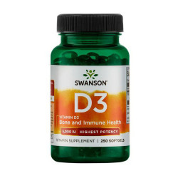 Swanson D3 5000 IU 250 sgels