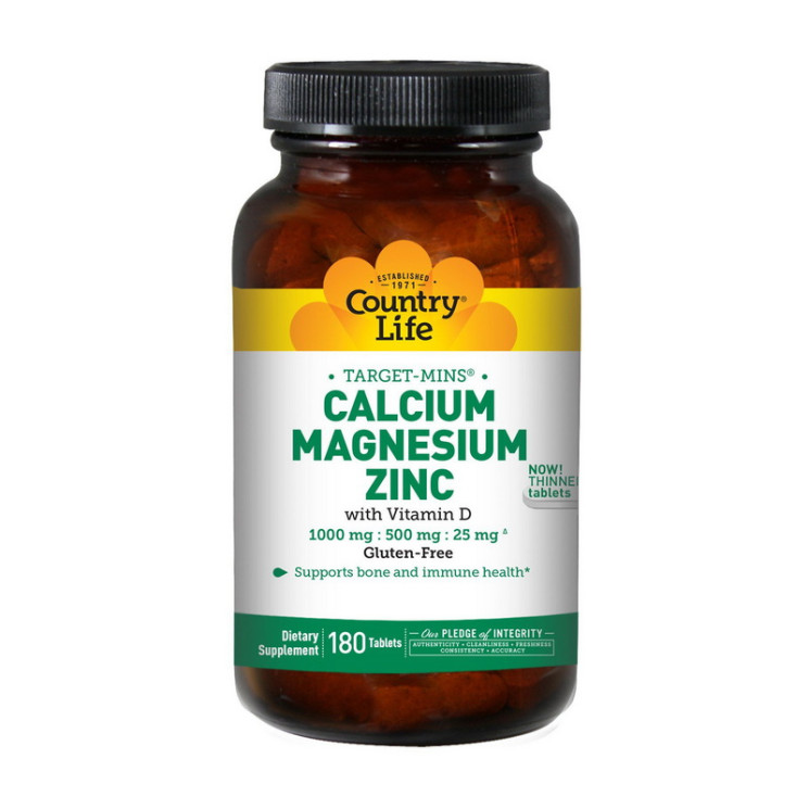 Country Life Calcium Magnesium Zinc with Vitamin D