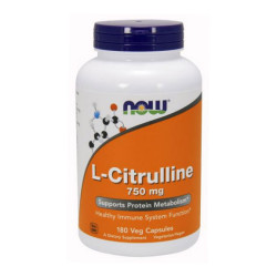NOW L-Citrulline 750mg 180 veg caps