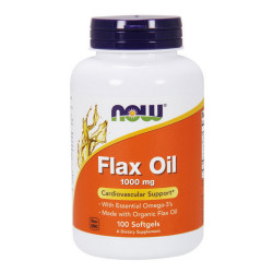 NOW Flax Oil 100 softgels