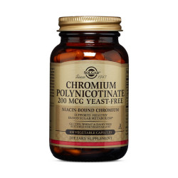 Solgar Chromium Polynicotinate 200mcg 100 veg caps