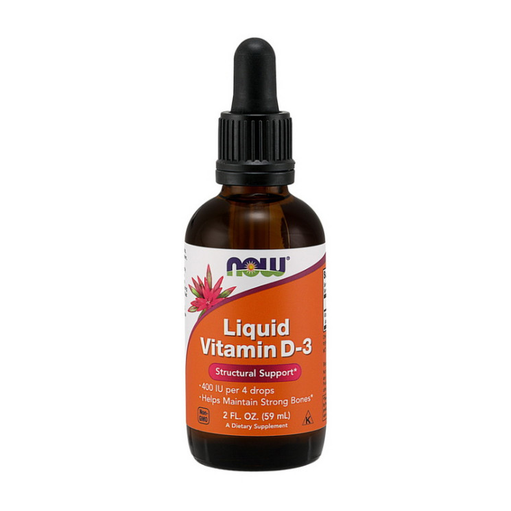 NOW Liquid Vitamin D-3 59ml