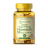 Puritan's Pride Vitamin D3 50 mcg (2,000 IU) 200 softgels