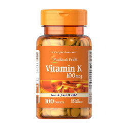 Puritan's Pride Vitamin K 100mcg 100 tab