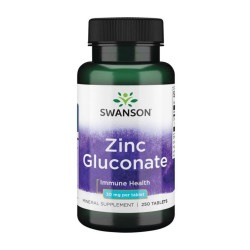 Swanson Zinc Gluconate 30mg 250 tab