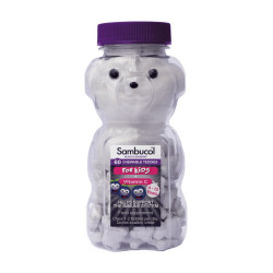 Sambucol Black Elderberry Chewable Teddies For Kids + Vitamin C