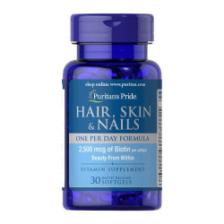 Puritan's Pride Hair, Skin & Nails One Per Day Formula